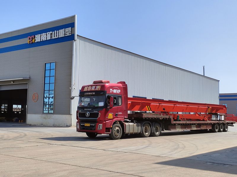 電動葫蘆門式起重機  MHxh10t—14m 外懸3.5/1.5m 制作完成，發(fā)往青海交付客戶使用